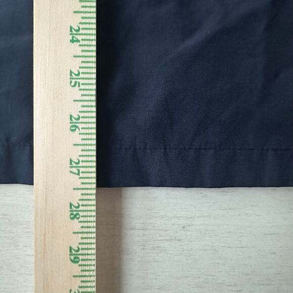 Woolrich Women's Navy Blue Lined Fall Raincoat Plaid Flannel Lining Small Petite - Picture 10 of 13